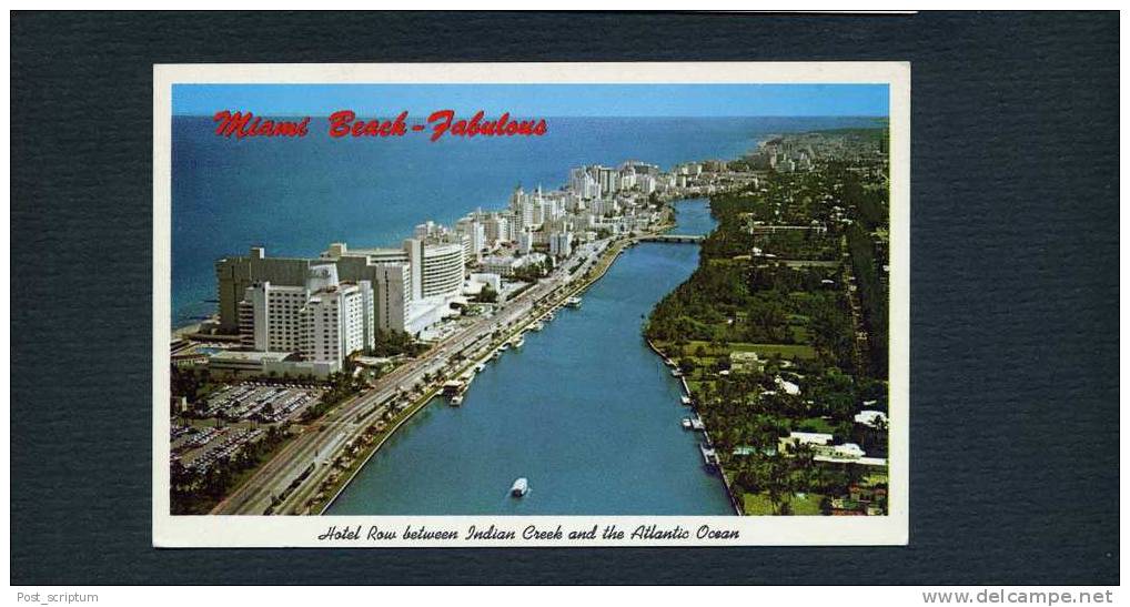 Amérique - Etats-Unis - Miami - 10 cards : fontainebleau hotel, cruise ship, St Francis Hospital, Key West, Pigeon Key..