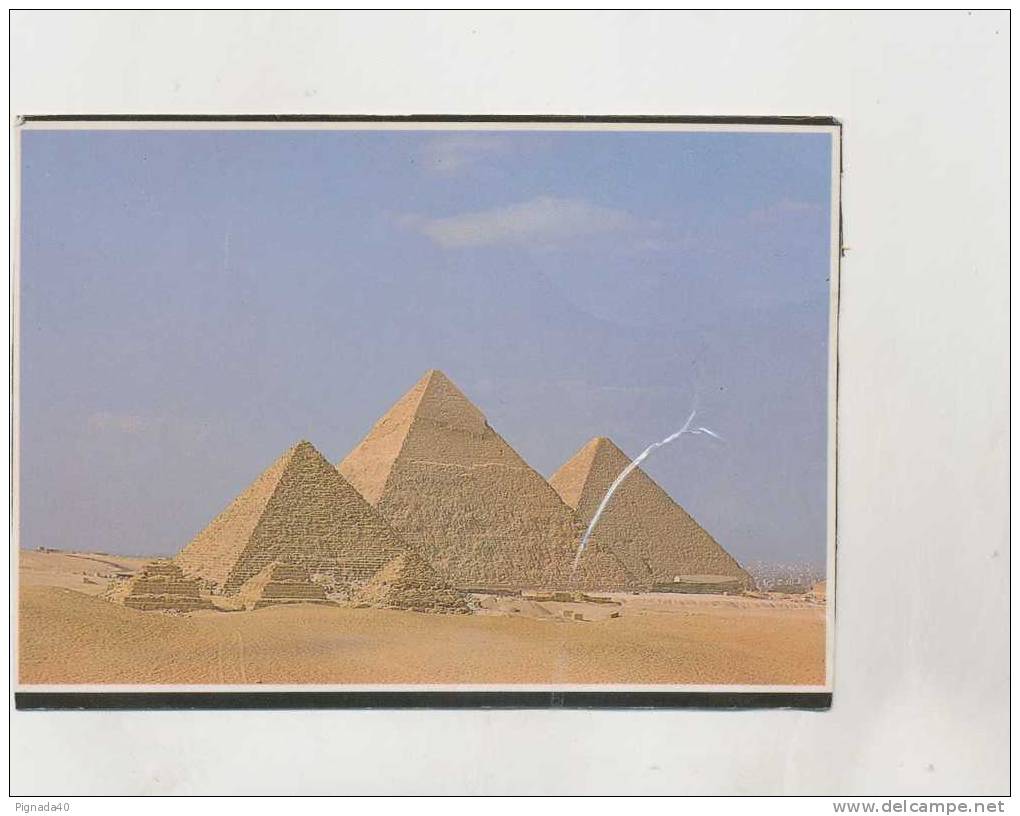 Cp , EGYPTE , Giza , Pyramides - Gizeh