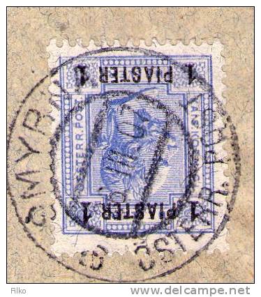 Levant,Austro-Hungarian Post Offices In Turkey,ANK#2013,cancell:Smyrna,as Scan - Levante-Marken