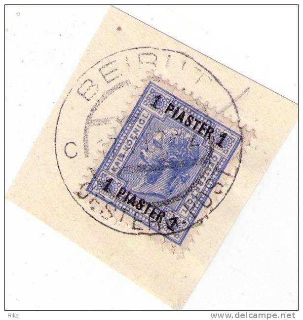 Austria, Levant In Lebanon,cancell:Beirut,17.05.1907,as Scan - Oriente Austriaco