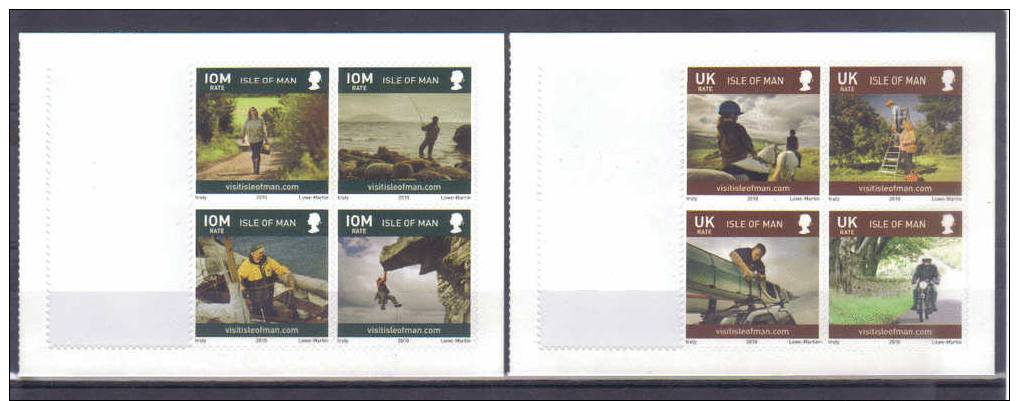 Isle Of Man  2010   Island Life  Self Adhesive   *** - Man (Ile De)