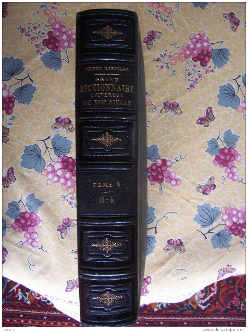 GRAND DICTIONNAIRE UNIVERSEL DU XIX ° SIECLE PIERRE LAROUSSE TOME 9 1873 - Woordenboeken