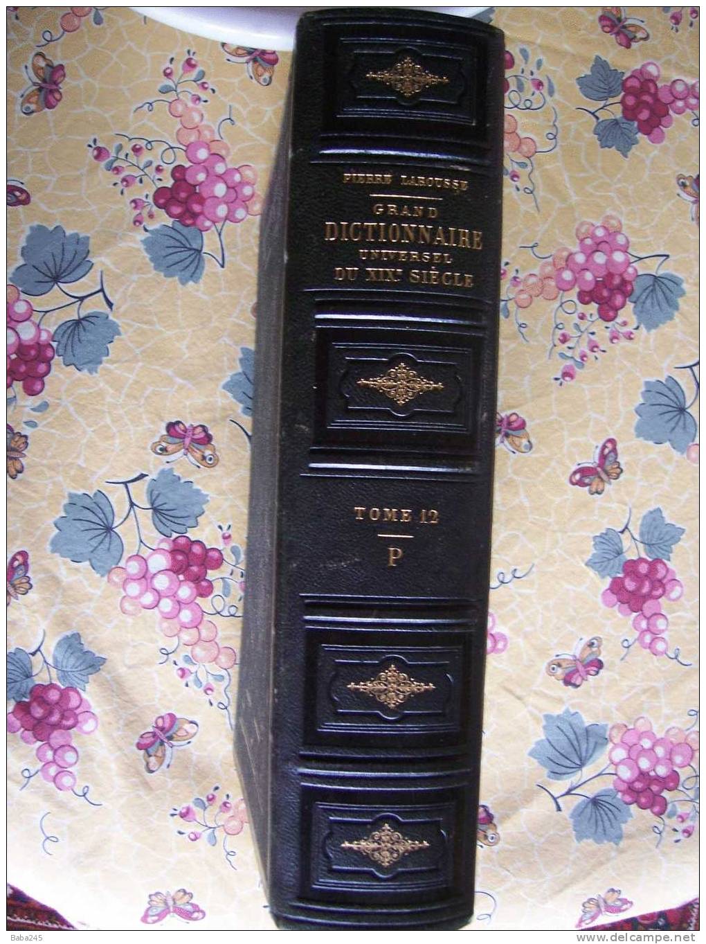 GRAND DICTIONNAIRE UNIVERSEL DU XIX ° SIECLE PIERRE LAROUSSE TOME 12 1874 - Diccionarios