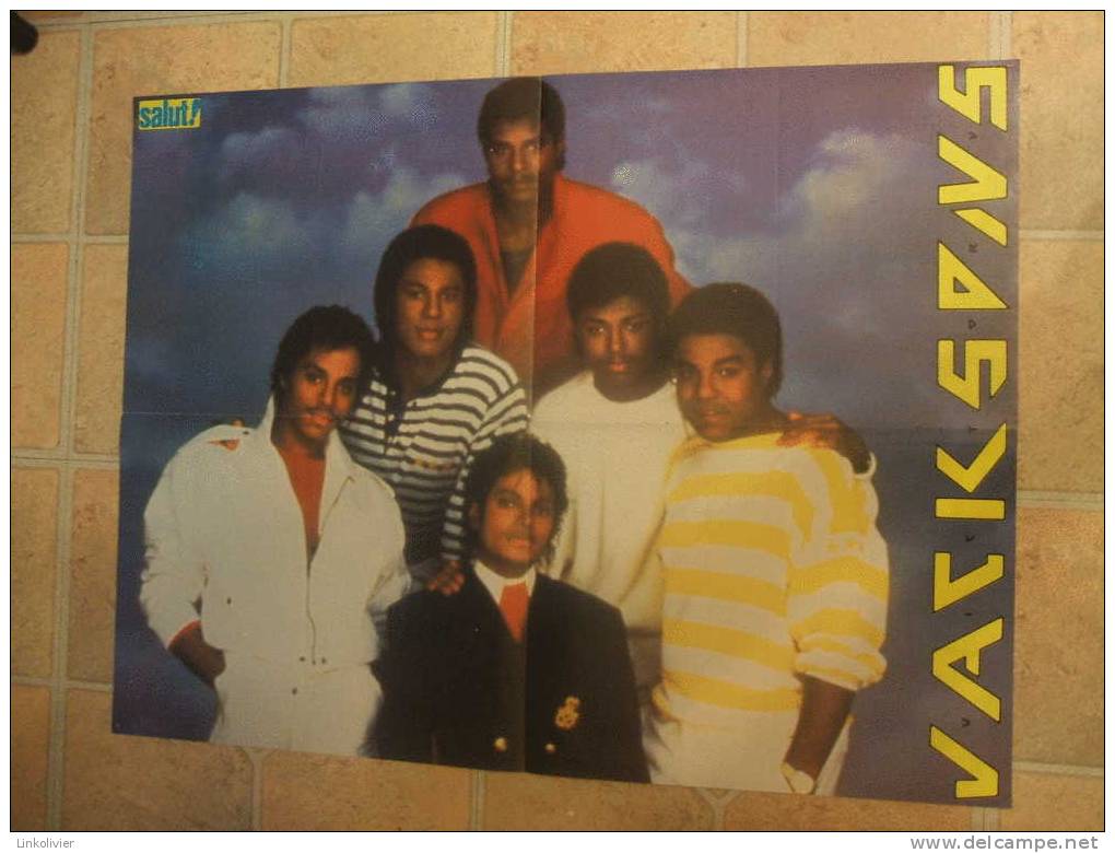 MICHAEL JACKSON / JACKSON 5 - Poster De SALUT Recto Verso - Plakate & Poster