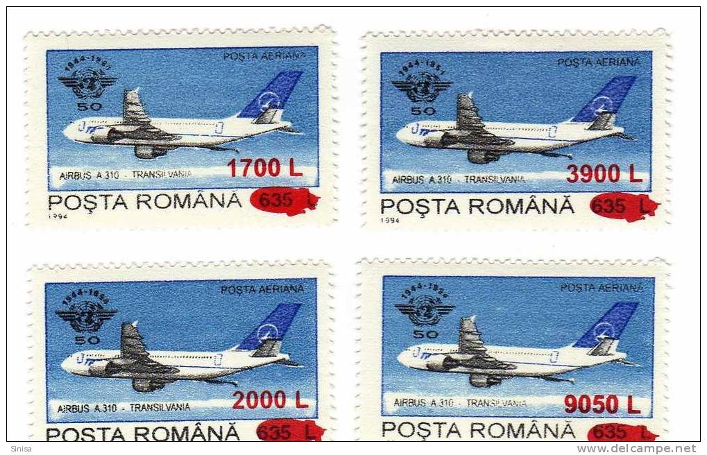 Romania / Transport / Airplanes / Planes - Ungebraucht