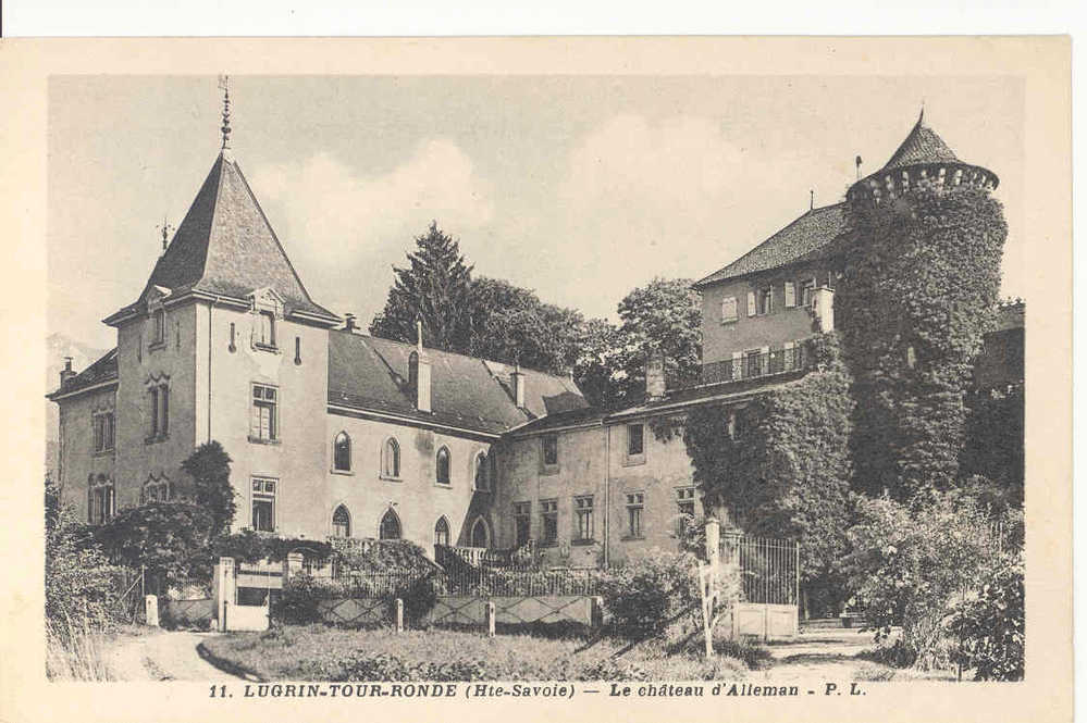 74 - LUGRIN TOUR RONDE -  "" Chateau D'Alleman  "" - - Lugrin