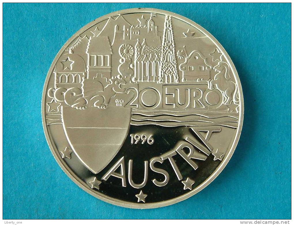 20 EURO 1996 - 1000 JAHRE OSTARRICHI ANNO 996 / KM ? ( For Grade, Please See Photo ) ! - Austria