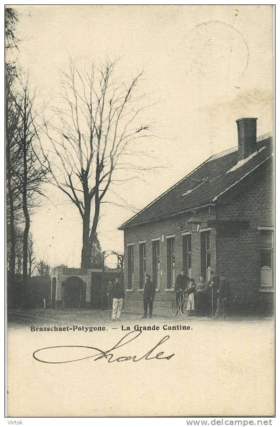 Brasschaat - Polygone:  La Grande Cantine  -  Geschreven Met Zegel 1 Cent ( Militaria ) - Brasschaat