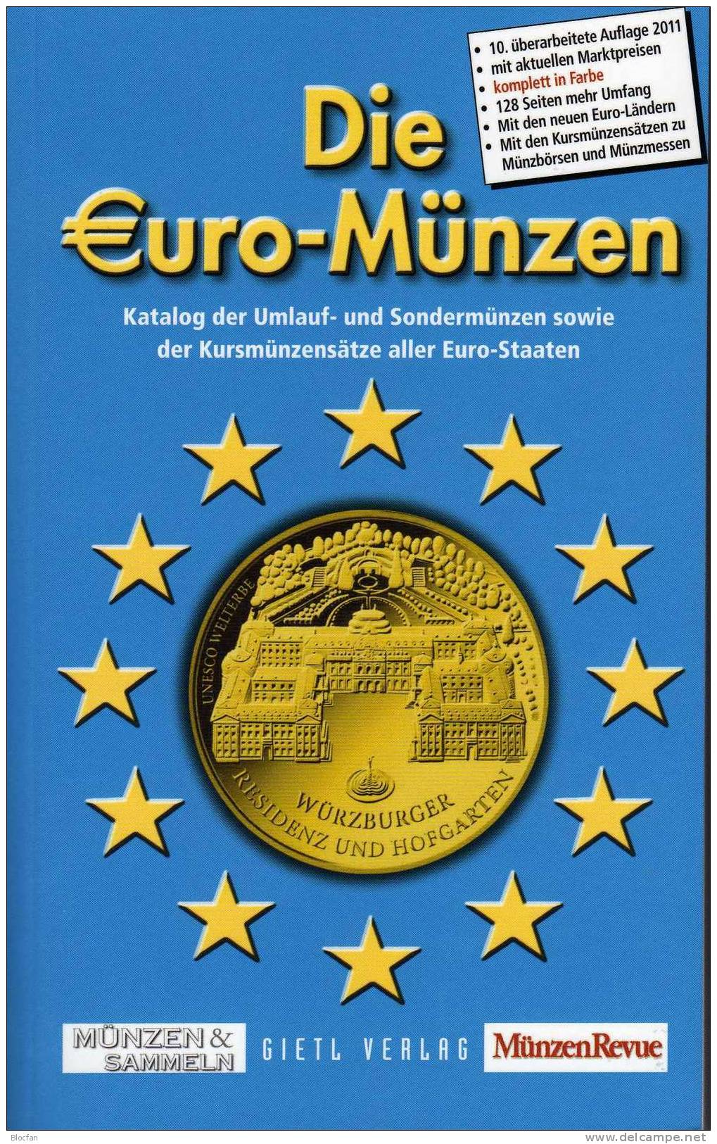 Die EURO-Münzen Katalog 2011 neu 20€ Deutschland und Euroländer für Numis-Briefe, Numisblätter neueste Auflage von Gietl