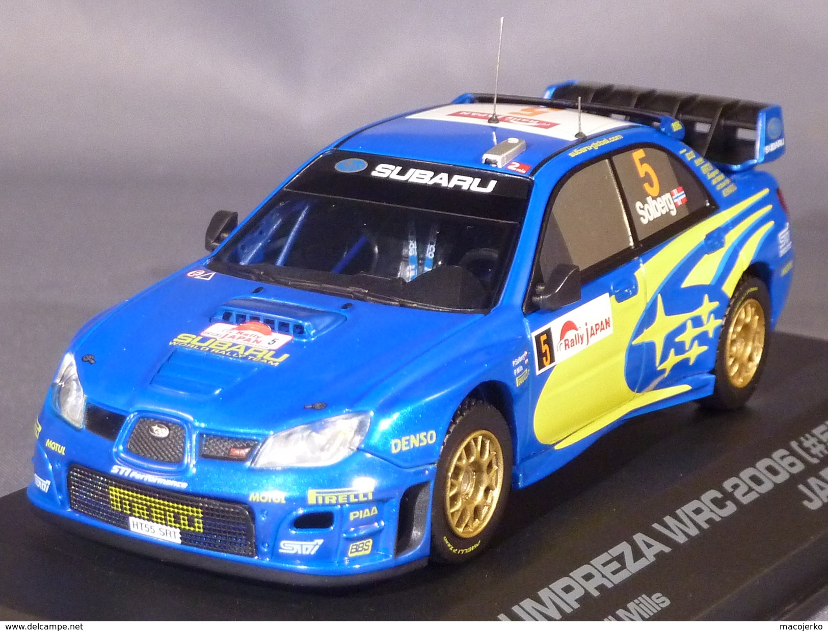 Hpi Racing 0946, Subaru Impreza WRC #5 Japan Rally 2006, Solberg, 1:43 - HPI-Racing