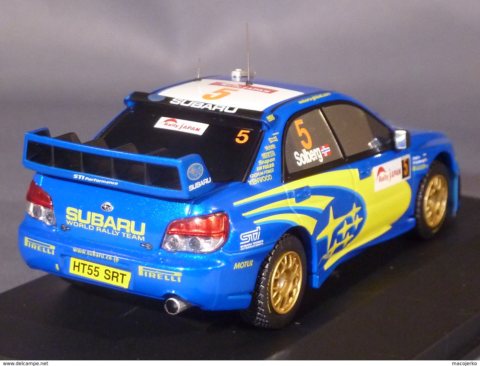 Hpi Racing 0946, Subaru Impreza WRC #5 Japan Rally 2006, Solberg, 1:43 - HPI-Racing