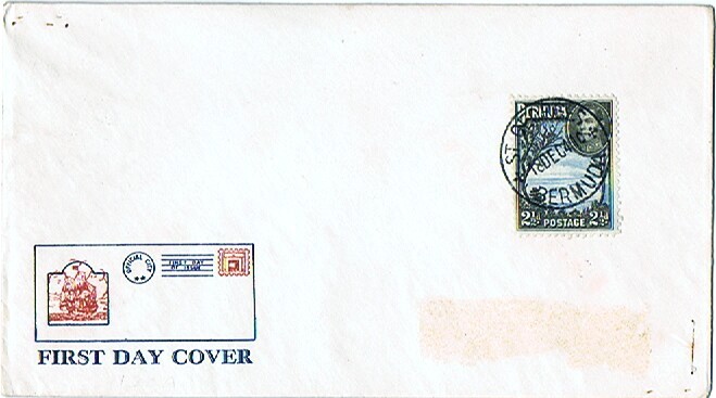 1938  George VI Pictorials  New Colors 1941  Sc 120A  FDC - Bermudas