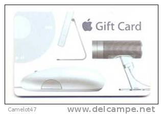 Apple  U.S.A.,  Carte Cadeau Pour Collection, Sans Valeur, # 2 Usagè (PIN SCRATCHED) - Cadeaubonnen En Spaarkaarten