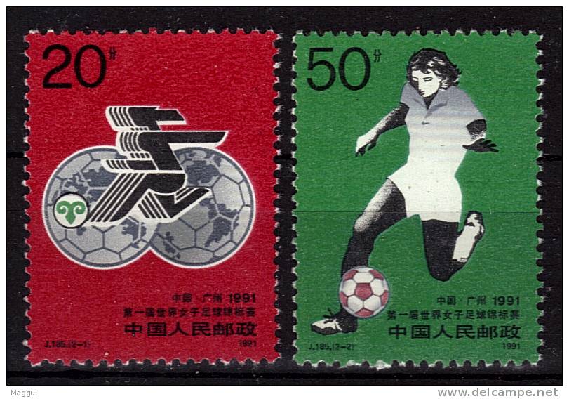 CHINE    N° 3097/98  * *        Football  Soccer Fussball - Ungebraucht