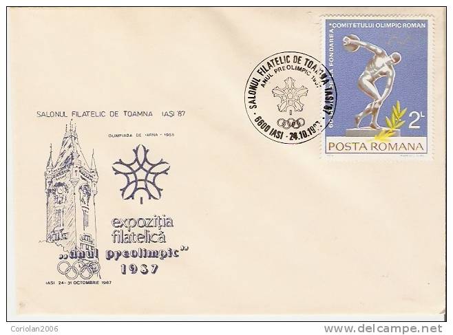 Romania / Special Cover With Special Cancellation - Summer 1988: Seoul