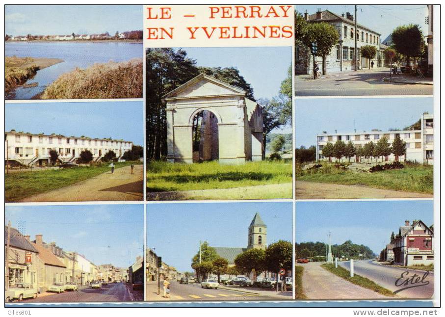 LE PERRAY - MULTIVUES EN 1976 - Le Perray En Yvelines