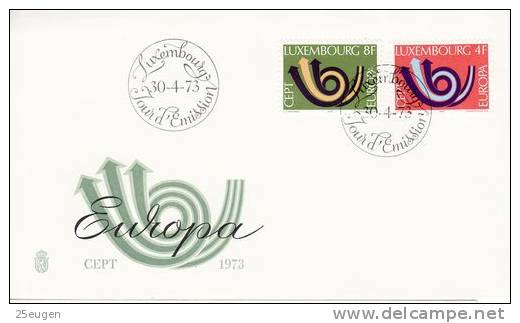 LUXEMBOURG  1973 EUROPA CEPT FDC - 1973
