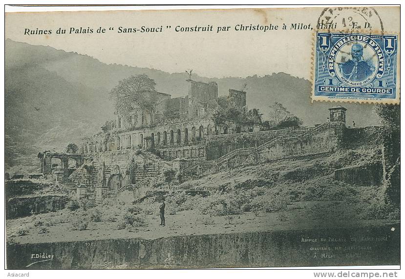 Haiti  Milot  Palais De Sans Souci Construit Par Le Roi Christophe Timb Cap Haitien Alexis - Haïti