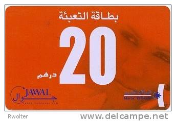 @+ Carte Jawal - Femme Orange - 20 - Maroc