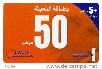 @+ Carte Jawal - Femme Orange - 50+5 - Marokko
