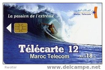 @+ Maroc - Passion Extrème 12U (Serie 4009.....01/04) - Puce SIE35 - Marruecos
