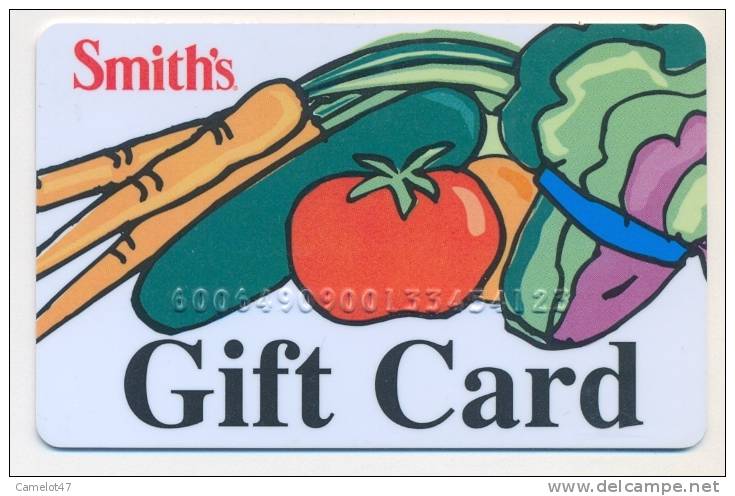 Smith's ,  U.S.A.  Carte Cadeau Pour Collection # 1 - Treuekarten