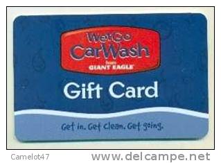 WetGo Car Wash ,  U.S.A.  Carte Cadeau Pour Collection # 1 - Cadeaubonnen En Spaarkaarten