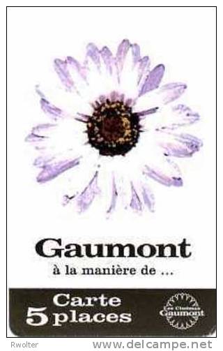 @+ CINECARTE Gaumont - Collection Fleur N°3 - Salle Parnasse (Paris) - Entradas De Cine