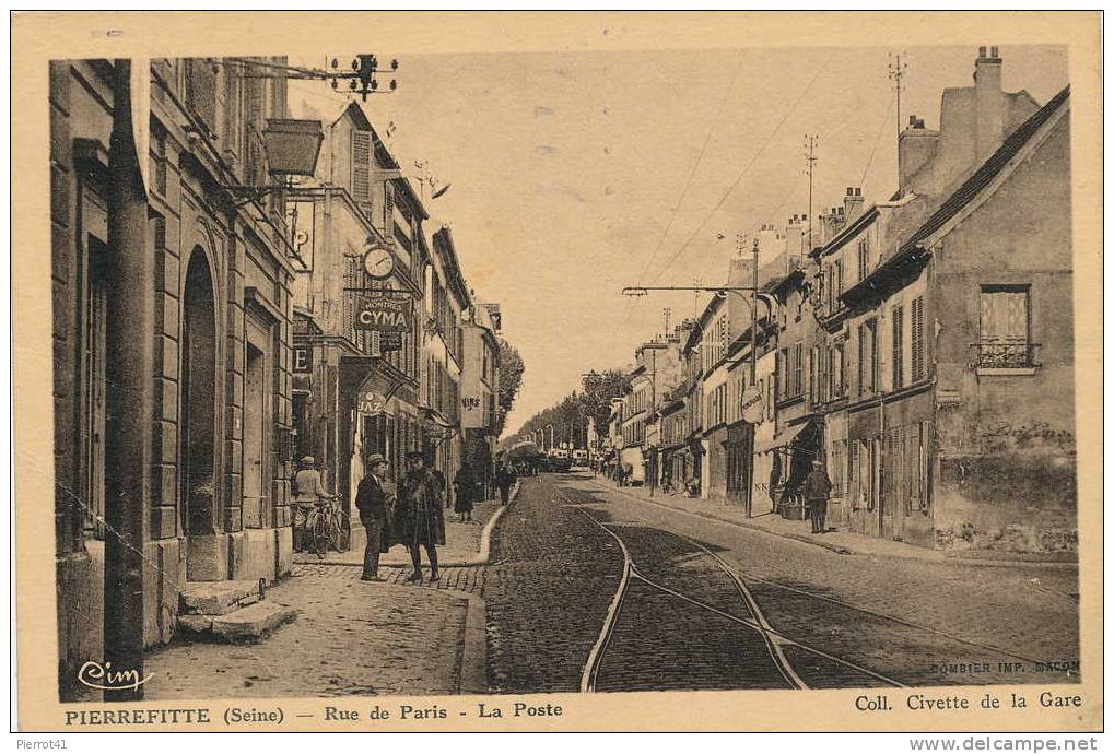 PIERREFITTE - Rue De Paris - La Poste - Pierrefitte Sur Seine