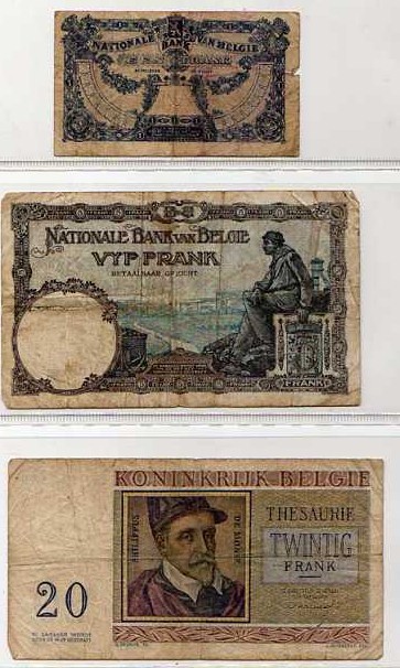 Lot 3 Billets De Belgique - Autres & Non Classés