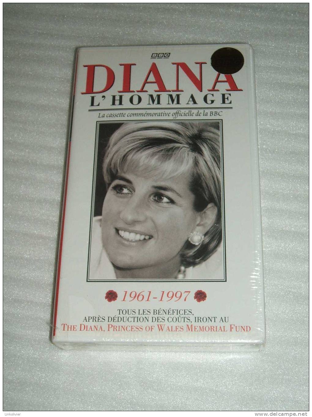 K7 Vidéo VHS Lady Di  DIANA L'HOMMAGE 1961 - 1997 Neuve - Documentaires