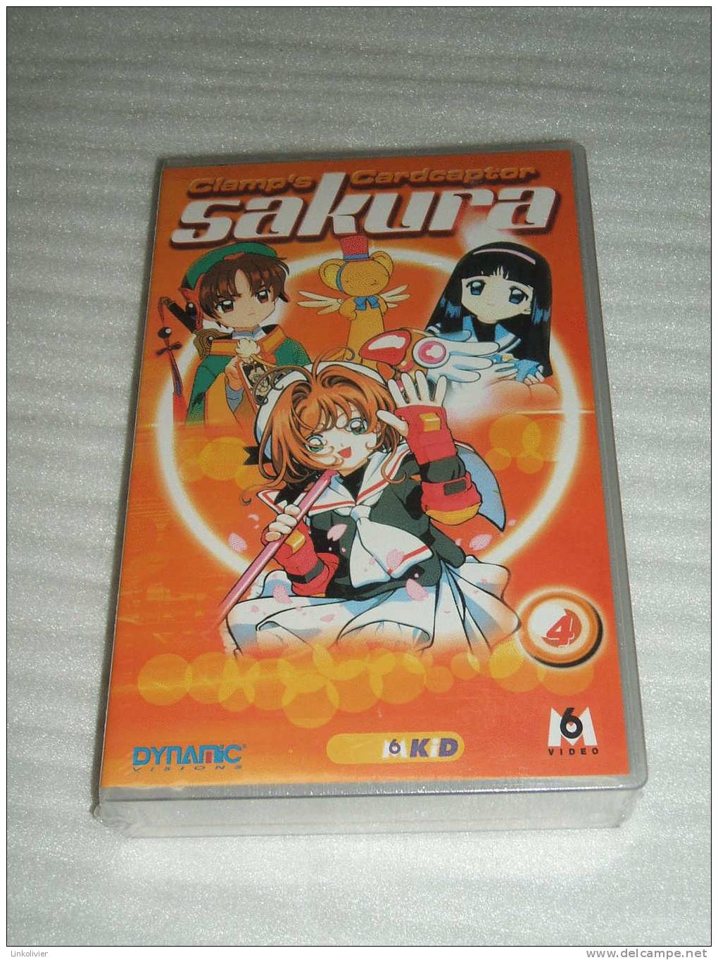 K7 VHS Cassette Vidéo Manga SAKURA CHASSEUSE DE CARTES - 3 épisodes - Neuve - Manga