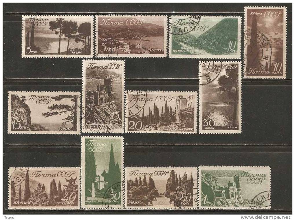 Russia / Soviet Union 1938 Mi# 625-636 Used - Oblitérés