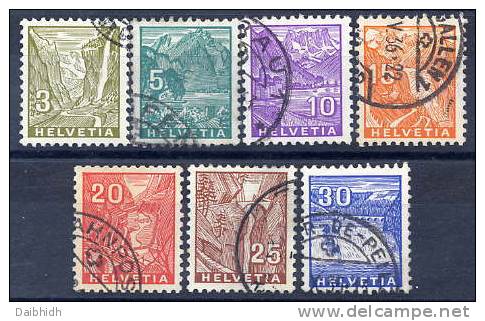 SWITZERLAND 1934 Landscape Definitive Fine Used - Gebraucht