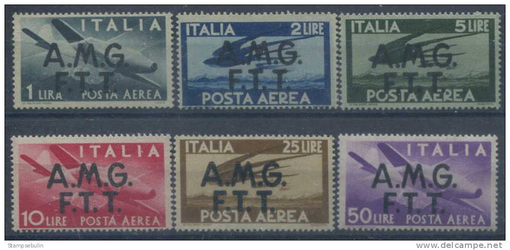 1947 - SASSONE P. AEREA N. 1/6 COMPLETE SET MNH ** - Airmail