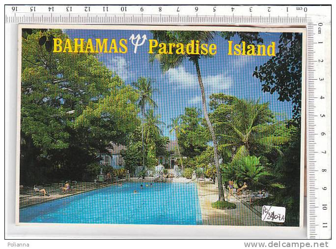 PO2407A# BAHAMAS - PARADISE ISLAND - VILLAGE CLUB MEDITERRANEE - PISCINA   VG 1988 - Bahamas