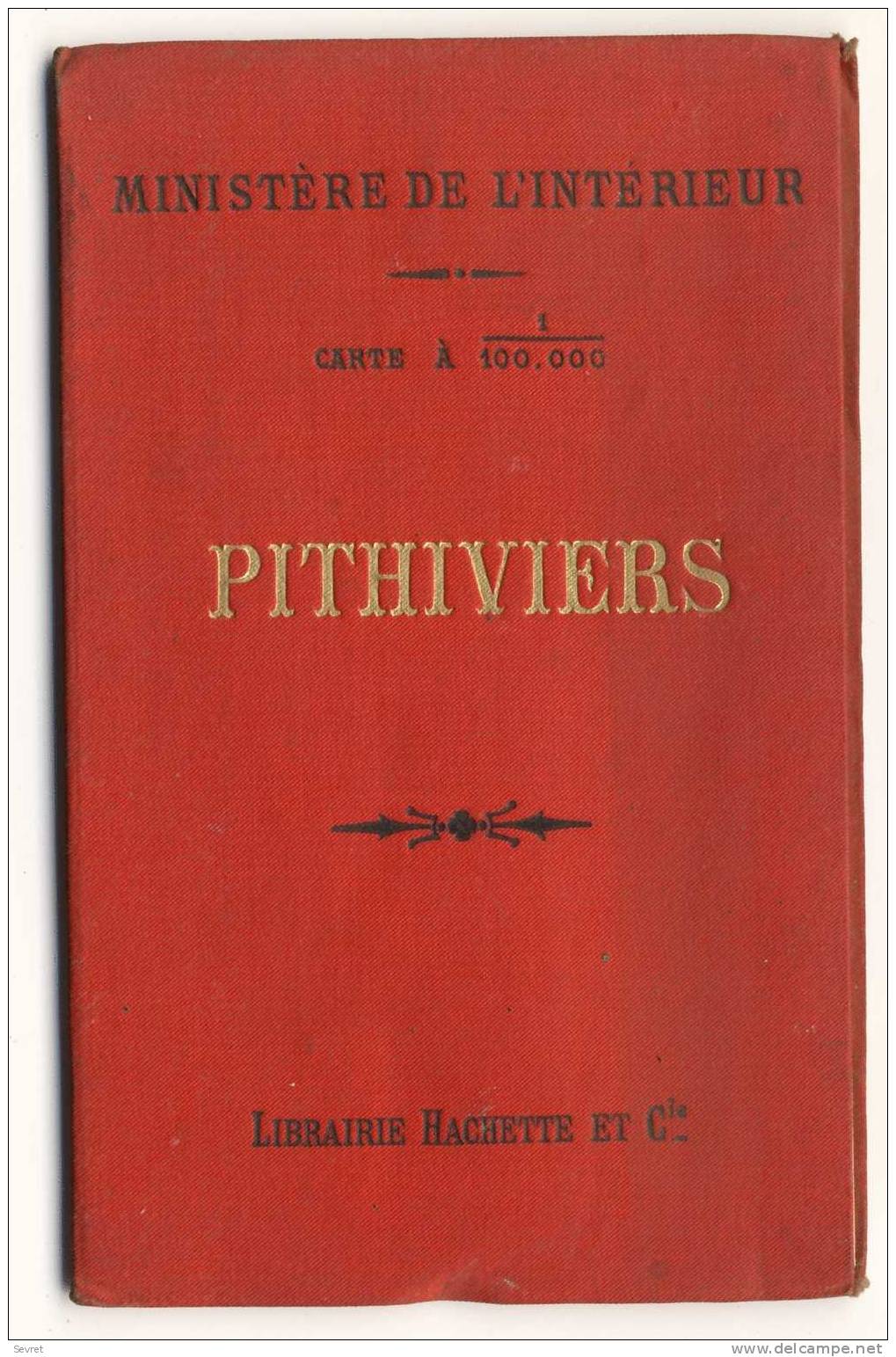PITHIVIERS  - Carte Du Ministère De L´Intérieur De 1887 Des Arrond De Pithiviers  Etc . Très Beau Document. - Landkarten