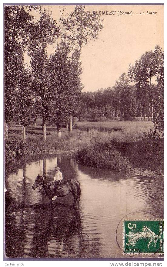 89 - Bleneau - Le Loing (cavalier, Cheval) - Bleneau