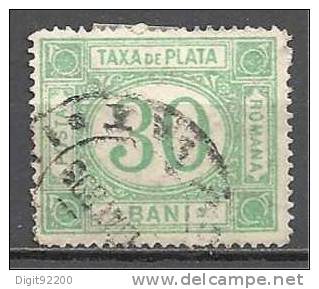 1 W Valeur Used, Oblitérée - ROUMANIE  - ROMANA * 1908 - N° 1044-7 - Impuestos