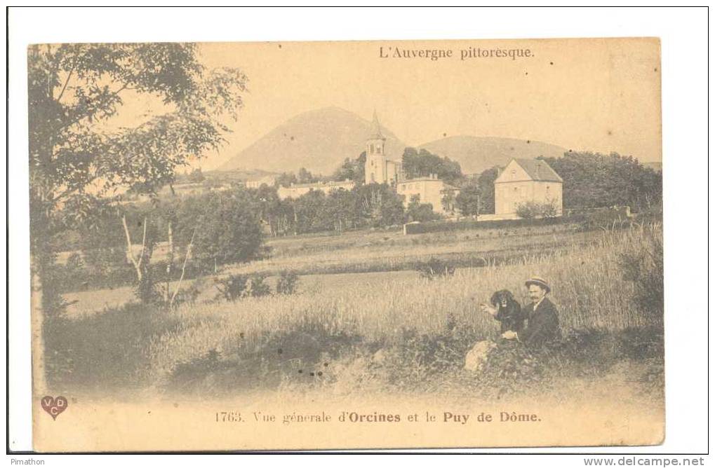 1763   Vue Générale D´ Orcines Et Le Puy De Dome , Bon état ( Voir Scan )animation - Other & Unclassified