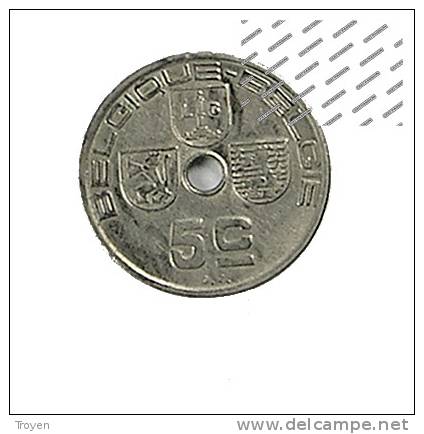 5 Centimes - 1938 - Cu.Ni - TB+ - 5 Centimos