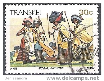 Transkei 1984 Michel 151 O Cote (2002) 0.60 Euro Xhosa Femmes Cachet Rond - Transkei