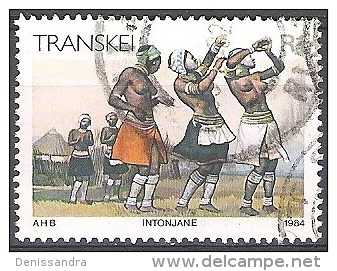 Transkei 1984 Michel 153 O Cote (2002) 2.20 Euro Xhosa Danseuses Cachet Rond - Transkei