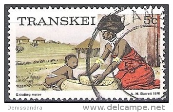 Transkei 1976 Michel 5C O Cote (2002) 0.10 Euro Préparation Du Pain Cachet Rond - Transkei