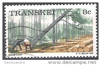 Transkei 1976 Michel 8C O Cote (2002) 0.30 Euro Industrie Forestière - Transkei