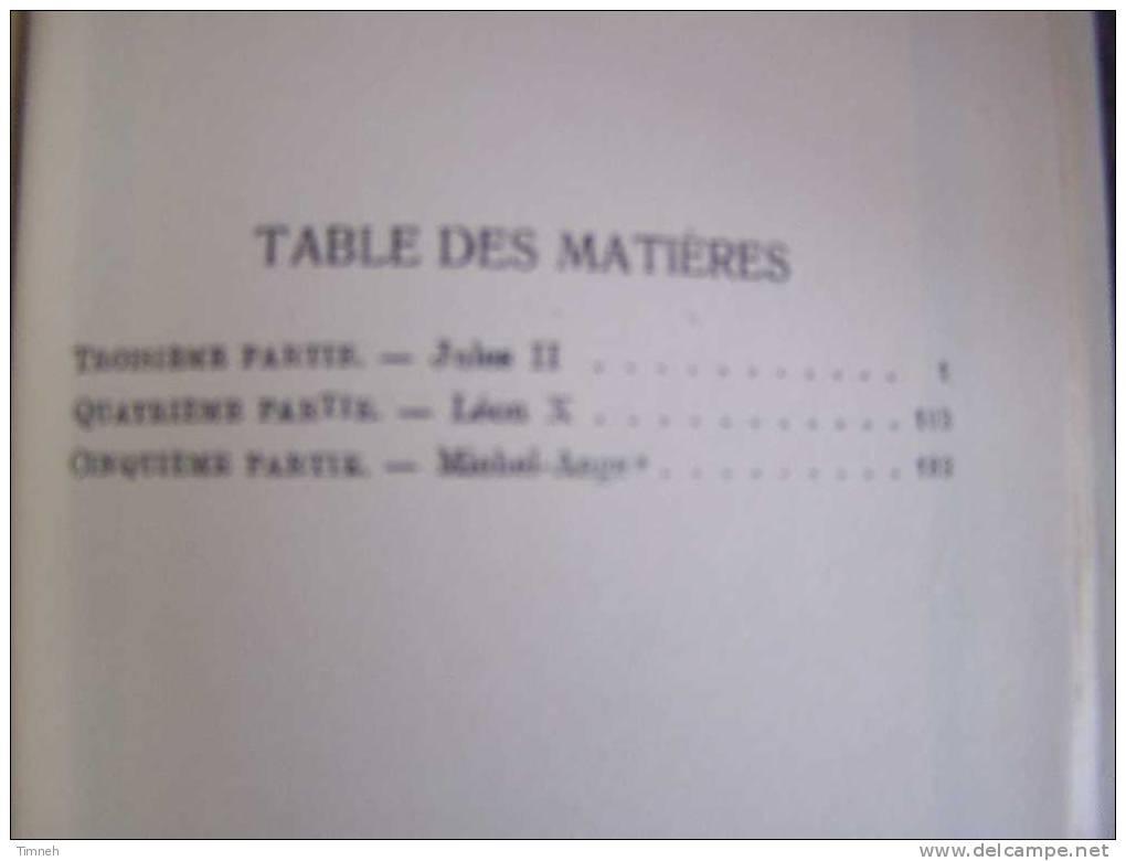 LA RENAISSANCE Comte  GOBINEAU 1922 Bibliothèque Française VOL.XXXIII Scènes Historiques TOME PREMIER Savonarole Borgia - Französische Autoren