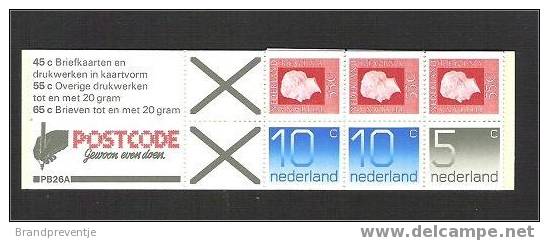 Nederland - NVPH PB26a (mint) - Carnets Et Roulettes