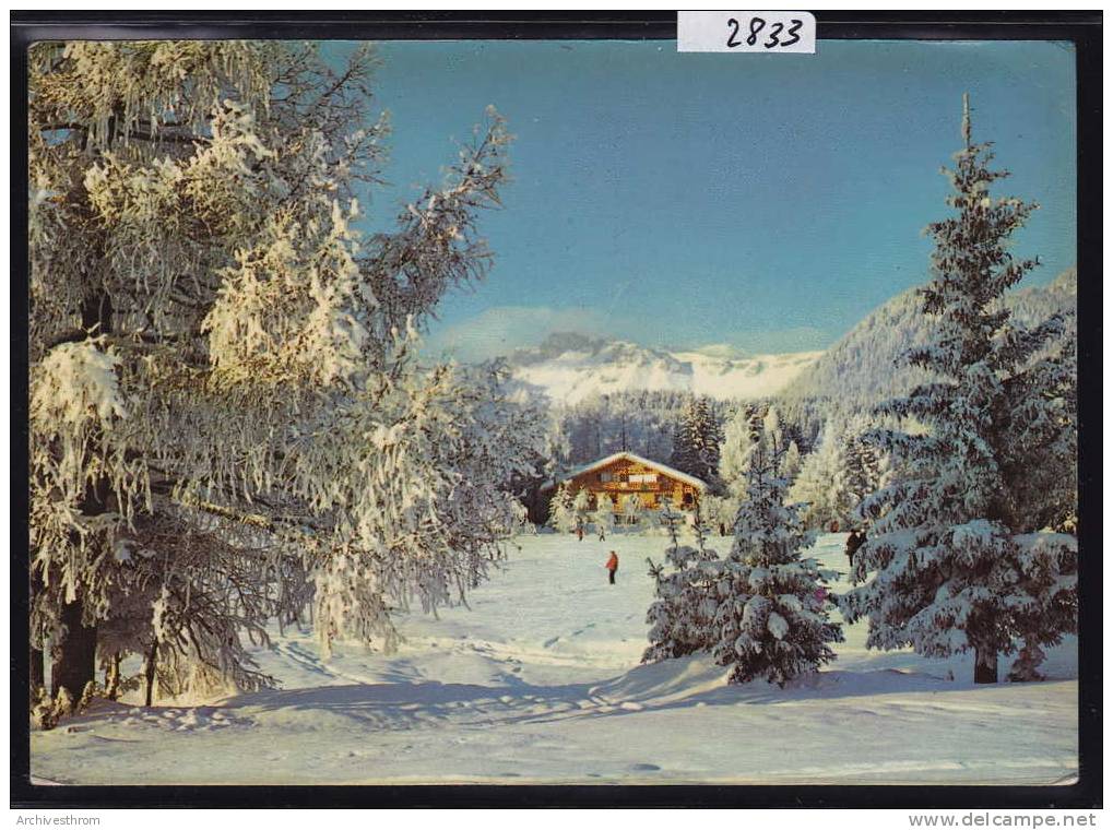 Crans - Montana ; Paysage D'hiver Sur Le Golf ; Gd Format (2833) - Crans-Montana