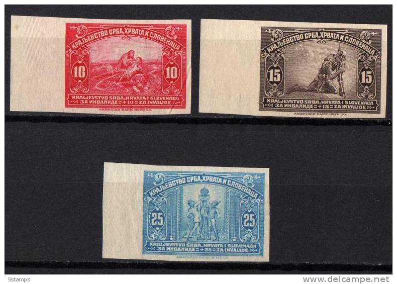 U-52  JUGOSLAVIA KINGDOM REGNO MONUMENTS RRR ERROR IMPERFORATE  NEVER HINGED - Non Dentelés, épreuves & Variétés