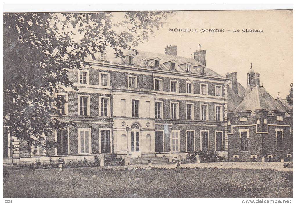 Cpa  80 Somme Moreuil Le Chateau - Moreuil